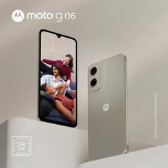 Celular Motorola MOTO G06 256GB Bege 54146214