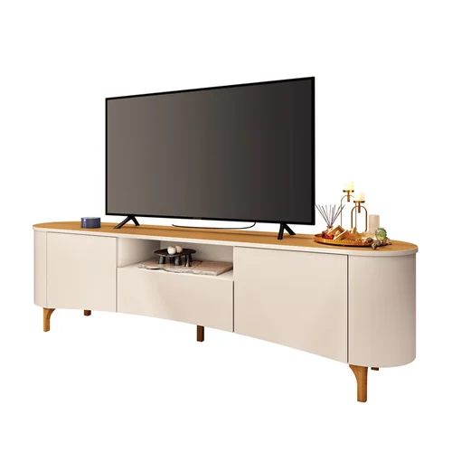 Bancada Elara 200x575x425 Off White/Cinamomo 2131 - Bortollo