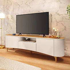 Bancada Elara 200x575x425 Off White/Cinamomo 2131 - Bortollo