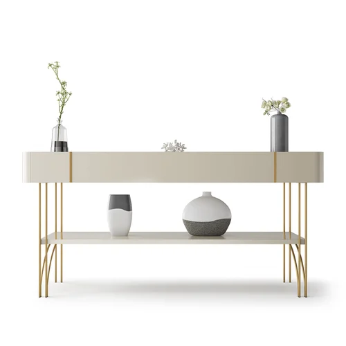 Aparador Vivant 160x76x36 Off White/Cinamomo 7090 - Bortolloti