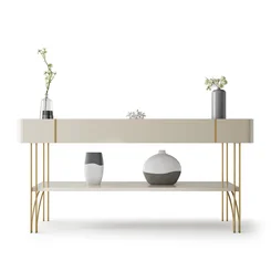 Aparador Vivant 160x76x36 Off White/Cinamomo 7090 - Bortolloti