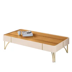 Mesa De Centro Cadenza Off White/Cinamomo 5230 - Bortolloti