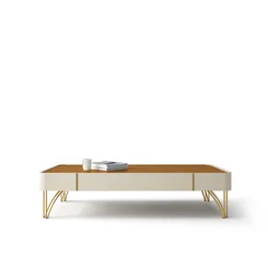 Mesa De Centro Cadenza Off White/Cinamomo 5230 - Bortolloti