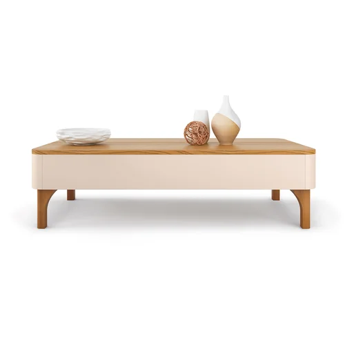 Mesa De Centro Liz Off White/Cinamomo 5440 - Bortolloti