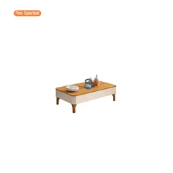 Mesa De Centro Liz Off White/Cinamomo 5440 - Bortolloti