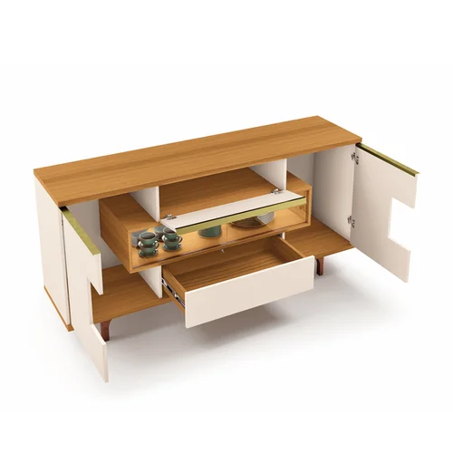 Buffet Murano Off White/Cinamomo  8230 - Bortolloti