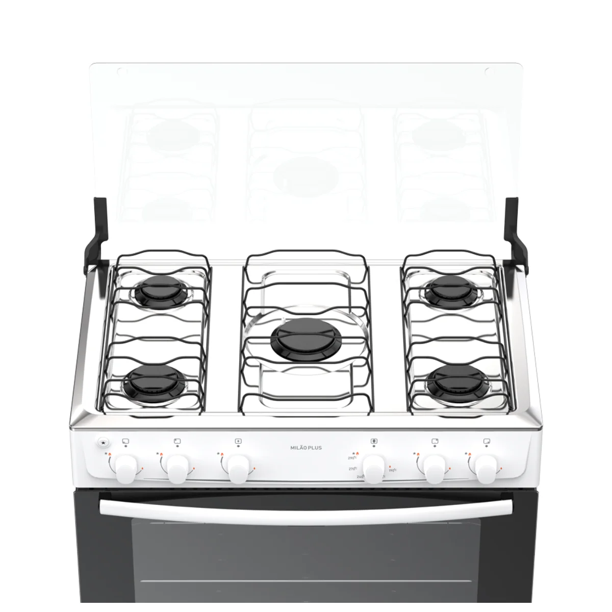 Fogão Milão Plus Gás 5 Bocas Branco 300002147 - Atlas