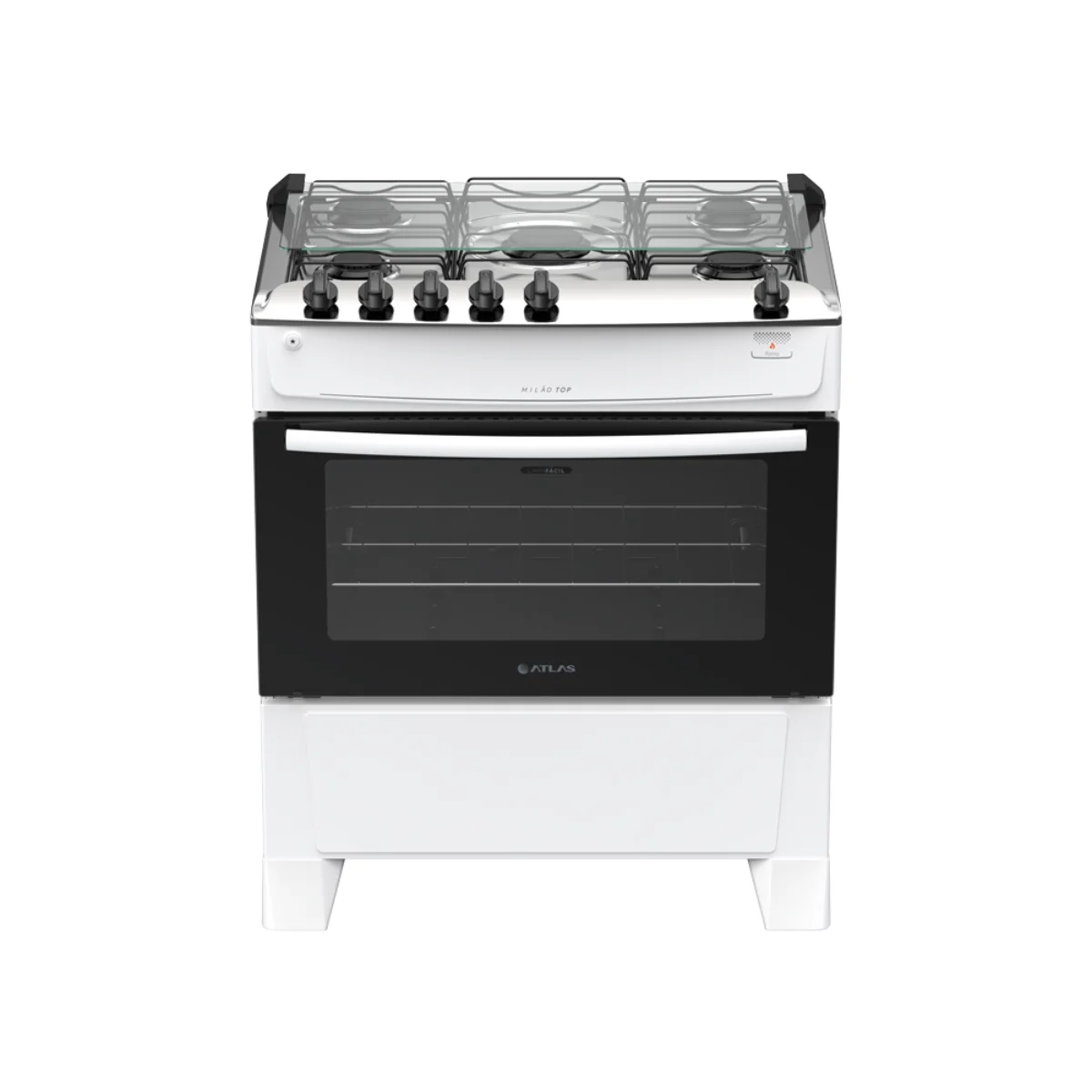 Fogão Milão Top Gás 5 Bocas Branco 300002151 - Atlas