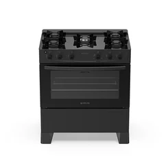 Fogão Milão Glass Gás 5 Bocas Preto 127v 300002143 - Atlas