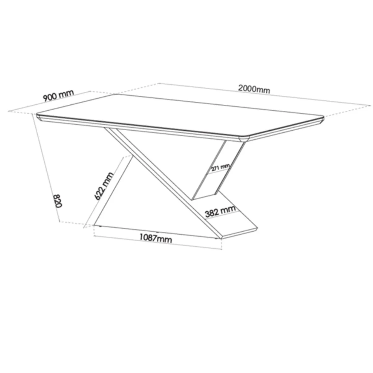 Mesa Glam Com 8 Cadeiras Topázio Mel Off White Bronze - Viero