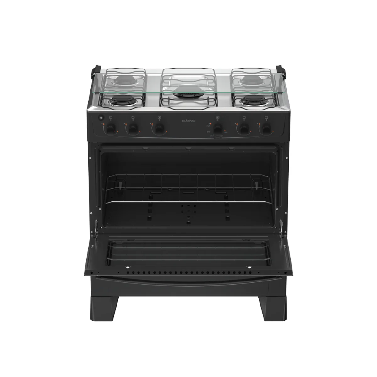Fogão Milão Plus Gás 5 Bocas Preto 300002148 - Atlas