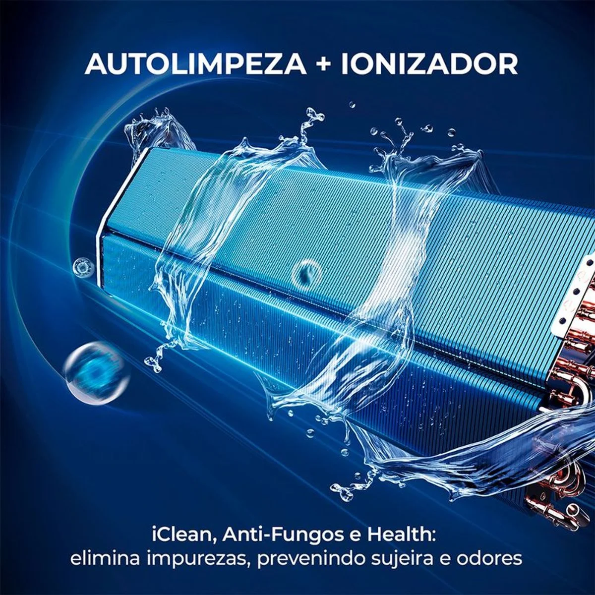 Ar Condicionado AIWA Split High Wall High Inverter 12.000 BTUs Frio AWS-AC-12F 220V - AP / MT