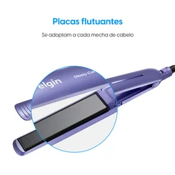 Prancha Alisadora Glossy Color Bivolt Lilas - Elgin