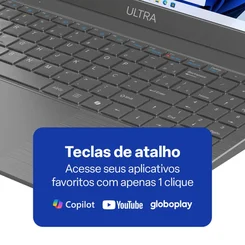 Notebook Ultra Gold 15.6 Polegadas 8GB 128GB UB366 - Multilaser