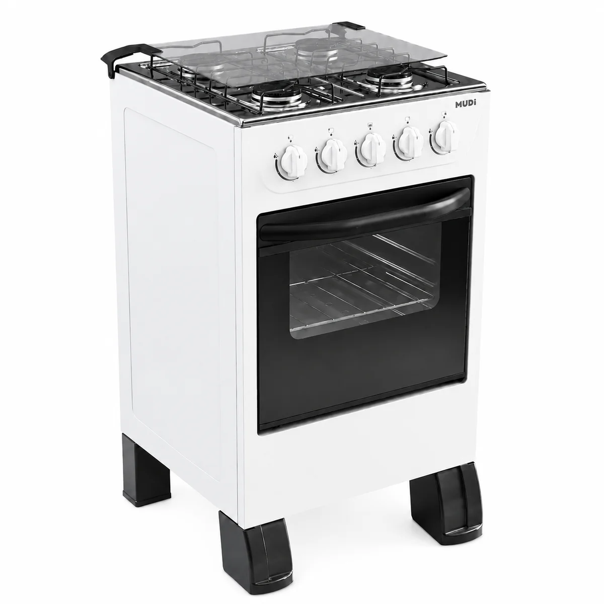 Fogão New Sirius 4 Bocas Acendimento Manual 10010103 Branco - MUDI