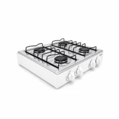 Fogão de Mesa Asiático 4 Bocas Manual 10010017 Branco - MUDI