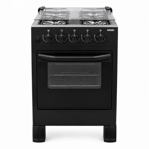Fogão New Sirius Plus com 04 Bocas Acendimento Automático 10010106 Preto - MUDI