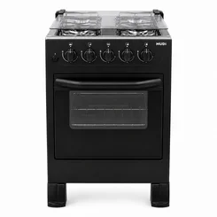 Fogão New Sirius Plus com 04 Bocas Acendimento Automático 10010106 Preto - MUDI