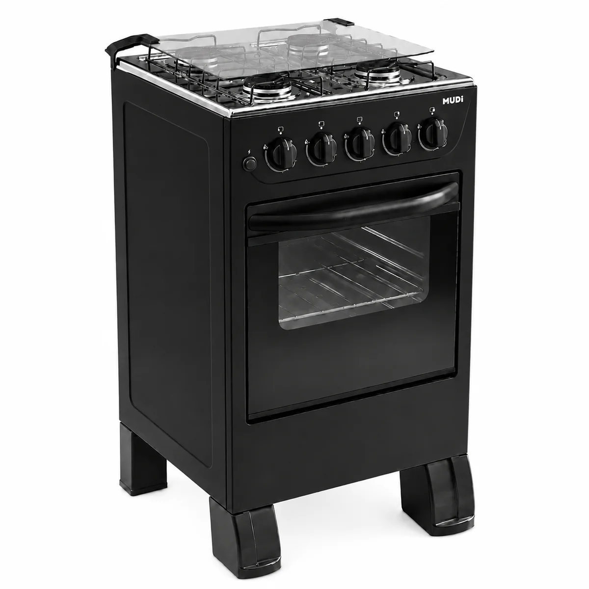 Fogão New Sirius Plus com 04 Bocas Acendimento Automático 10010106 Preto - MUDI