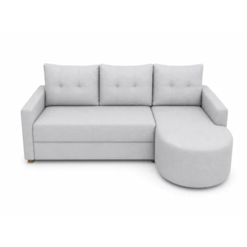 Estofado Vitoria 3 Lugares Cinza Claro 780376 - Uatumã