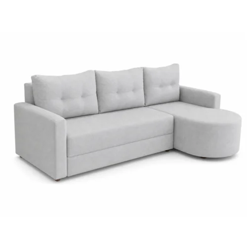 Estofado Vitoria 3 Lugares Cinza Claro 780376 - Uatumã