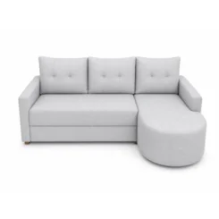 Estofado Vitoria 3 Lugares Cinza Claro 780376 - Uatumã