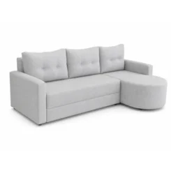 Estofado Vitoria 3 Lugares Cinza Claro 780376 - Uatumã