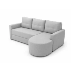 Estofado Vitoria 3 Lugares Cinza Claro 780376 - Uatumã