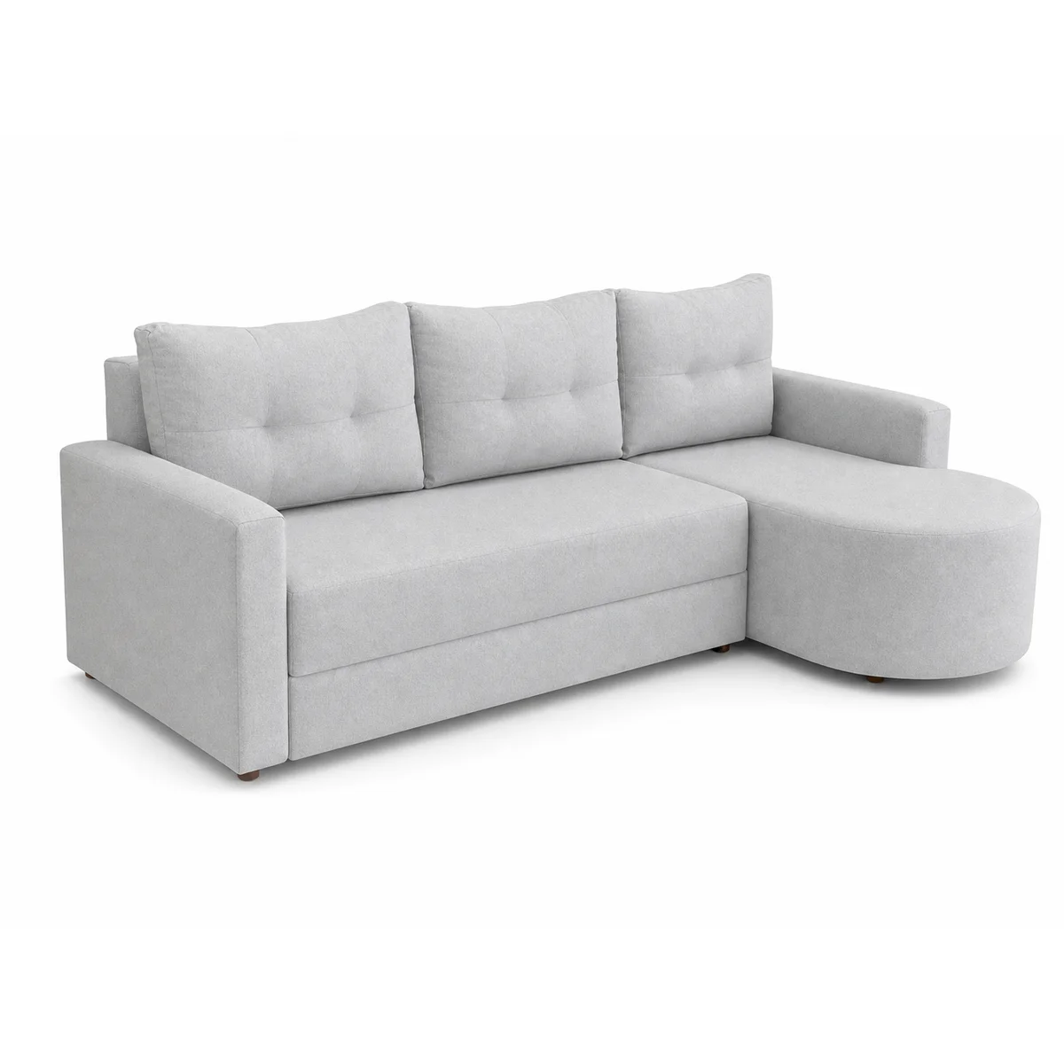 Estofado Vitoria 3 Lugares Cinza Claro 780376 - Uatumã
