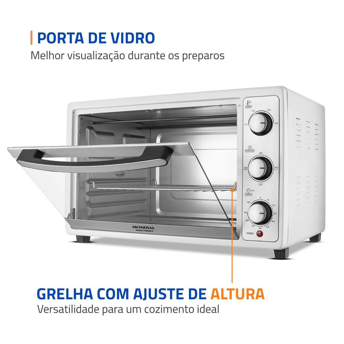 Forno Elétrico FRN 52W 127V 5563-01 Branco - Mondial
