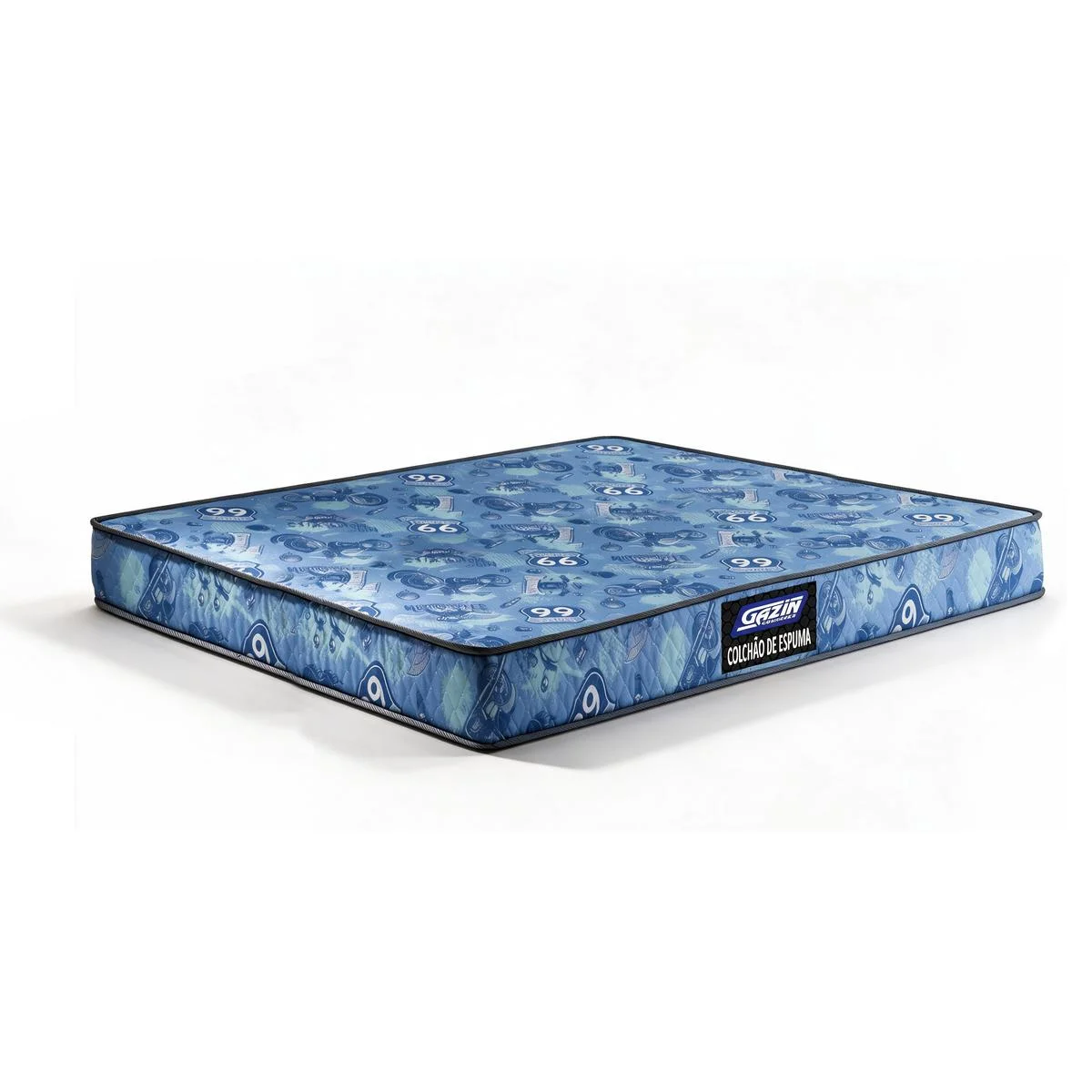 Colchão Espuma Supreme D20 12X188X138 Azul - Gazin