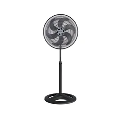 Ventilador De Coluna Turbo 6 Pás 50cm 127V Preto Premium - Ventisol