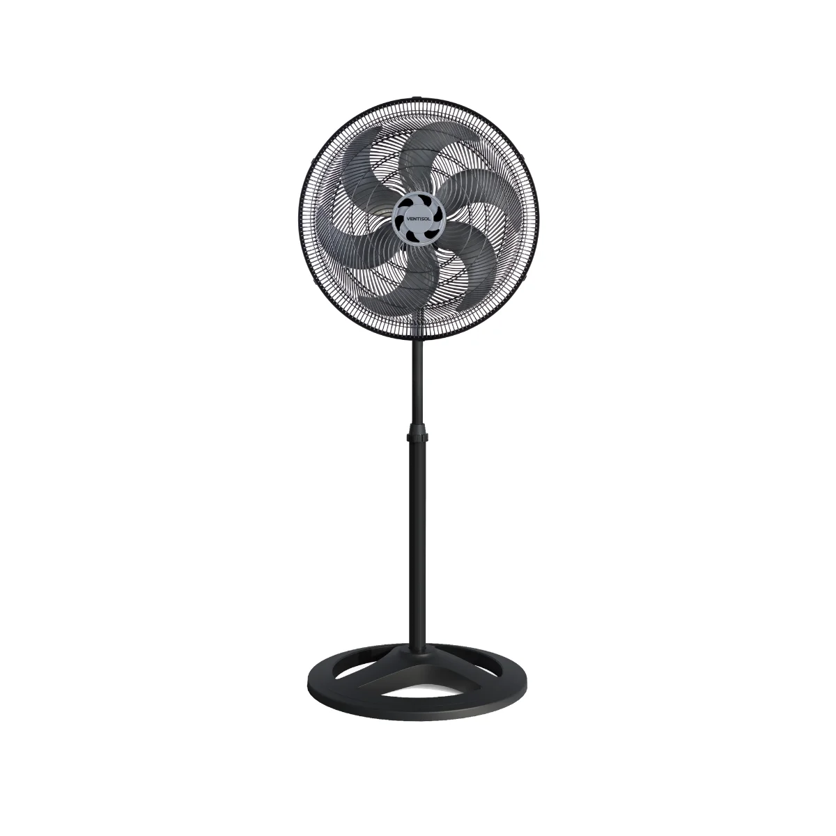 Ventilador De Coluna Turbo 6 Pás 50cm 127V Preto Premium - Ventisol