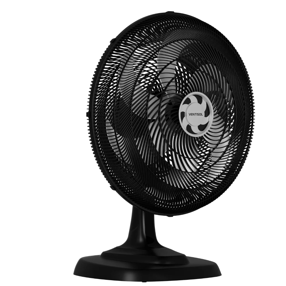 Ventilador De Mesa Turbo 6 Pás 50cm 127V Preto Premium - Ventisol