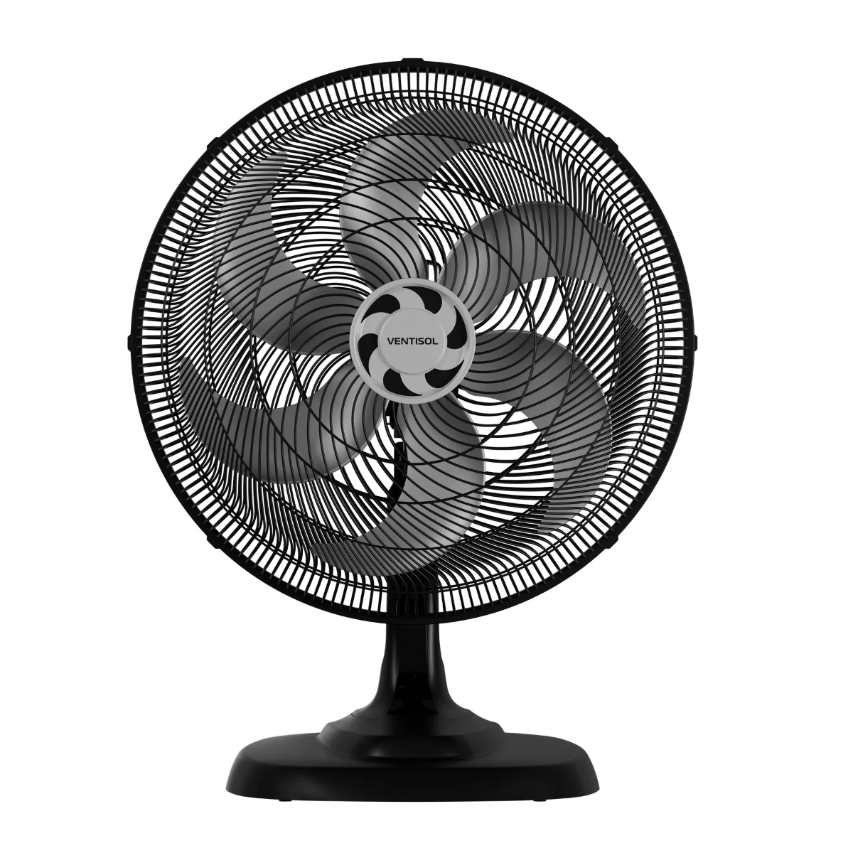 Ventilador De Mesa Turbo 6 Pás 50cm 127V Preto Premium - Ventisol
