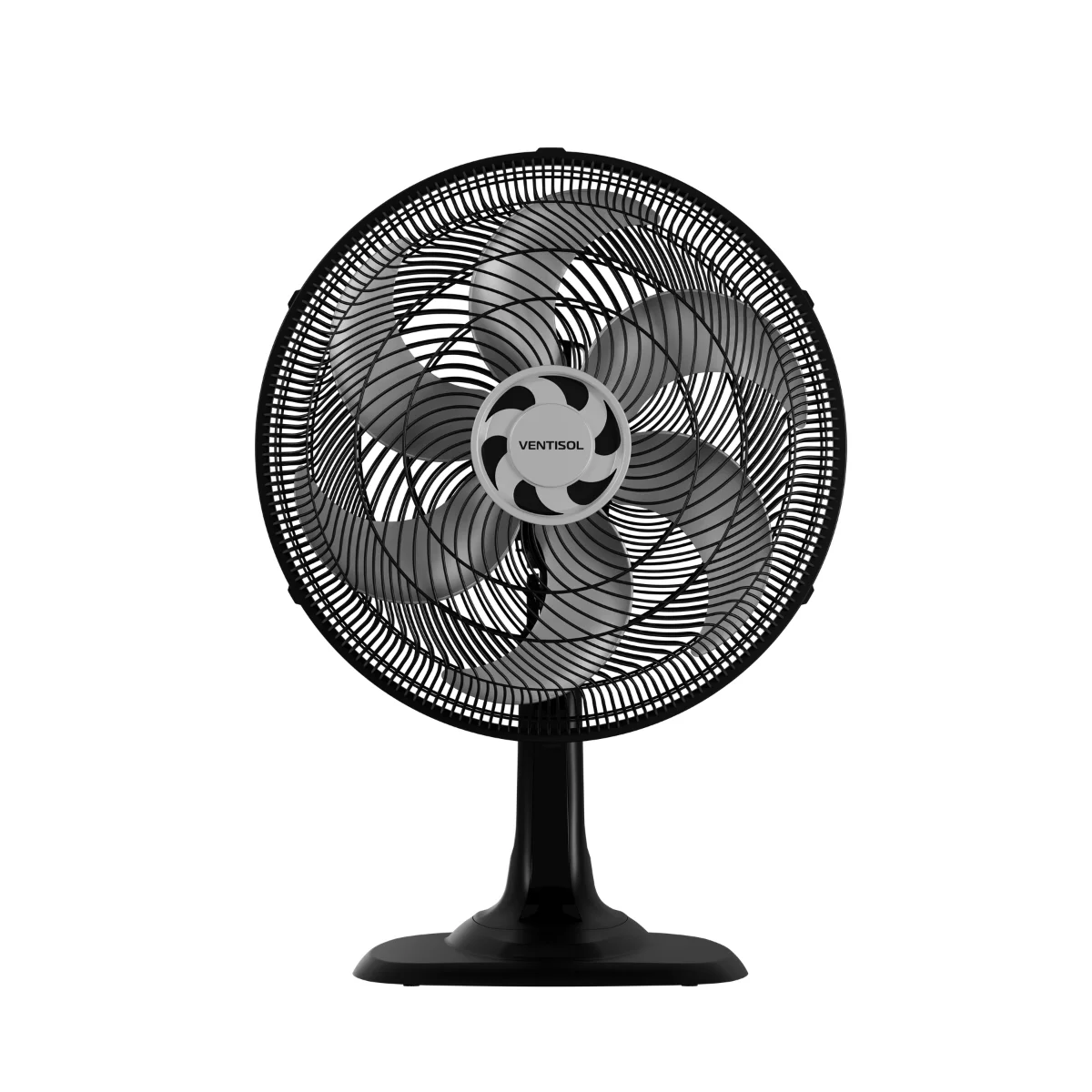 Ventilador De Mesa Turbo 6 Pás 40cm 127V Preto Premium - Ventisol