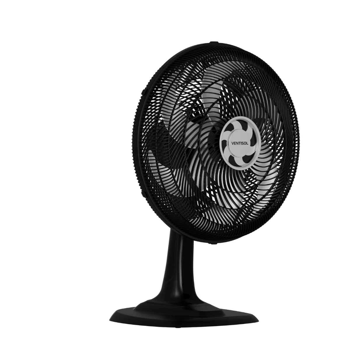 Ventilador De Mesa Turbo 6 Pás 40cm 127V Preto Premium - Ventisol