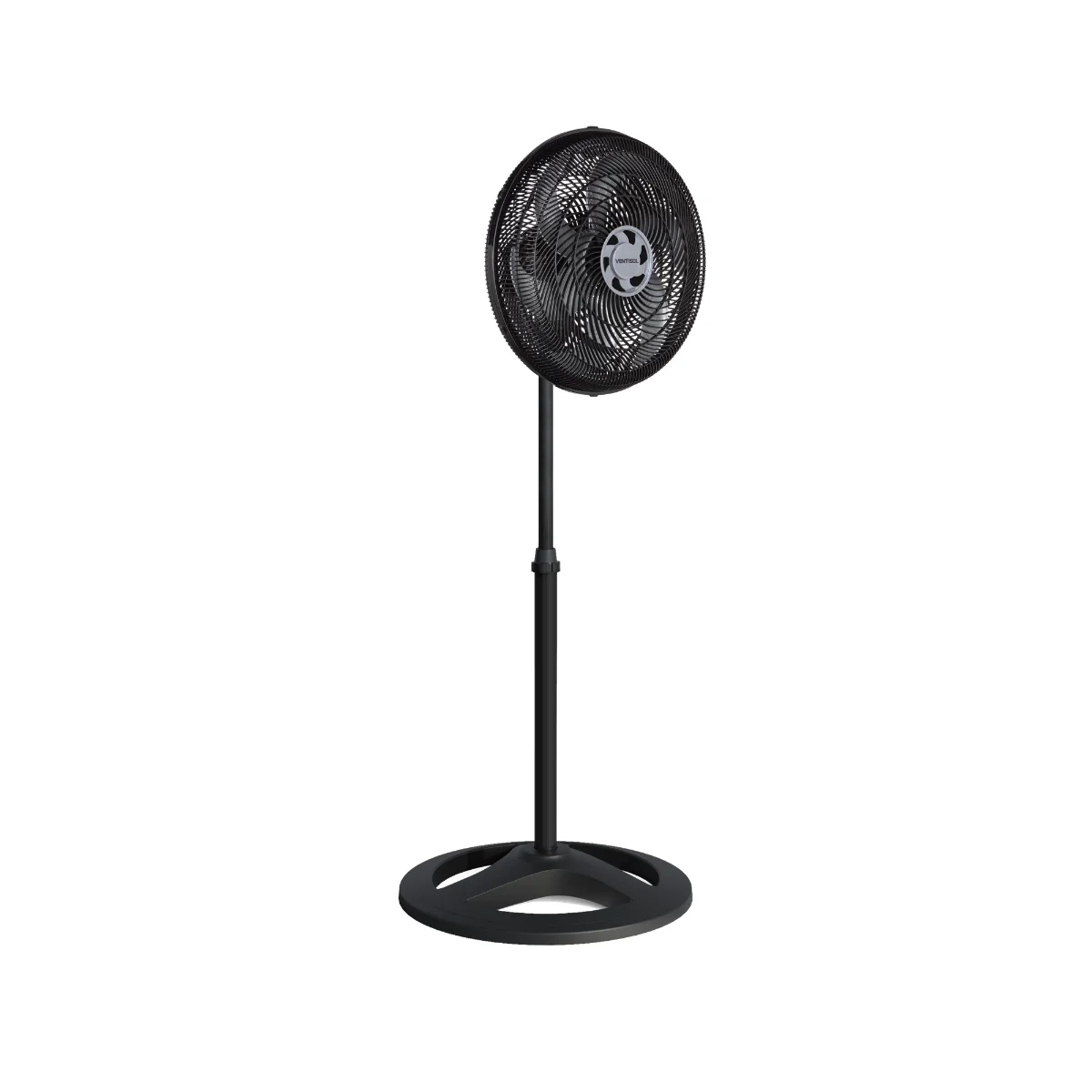 Ventilador De Coluna Turbo 6 Pás 40cm 127V Preto Premium - Ventisol