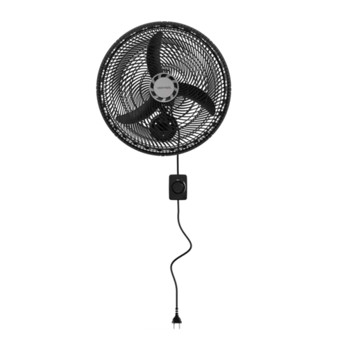Ventilador De Parede New 3 Pás 50 CM 127V Preto Premium - Ventisol