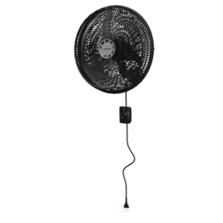Ventilador De Parede New 3 Pás 50 CM 127V Preto Premium - Ventisol