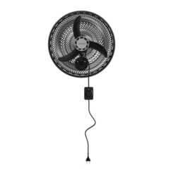 Ventilador De Parede New 3 Pás 50 CM 127V Preto Premium - Ventisol