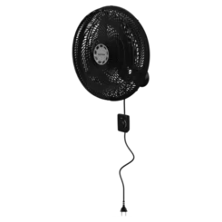 Ventilador De Parede New 3 Pás 50 CM 127V Preto Premium - Ventisol
