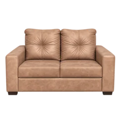 Estofado 2 Lugares La Paz Marrom Claro 780394 - Uatumã