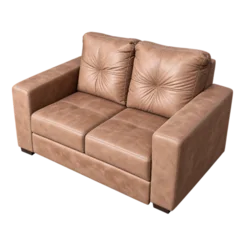 Estofado 2 Lugares La Paz Marrom Claro 780394 - Uatumã