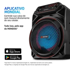 Caixa Amplificadora CM 220-N Bivolt 7040-01 Preta - Mondial