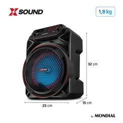 Caixa Amplificadora CM 220-N Bivolt 7040-01 Preta - Mondial