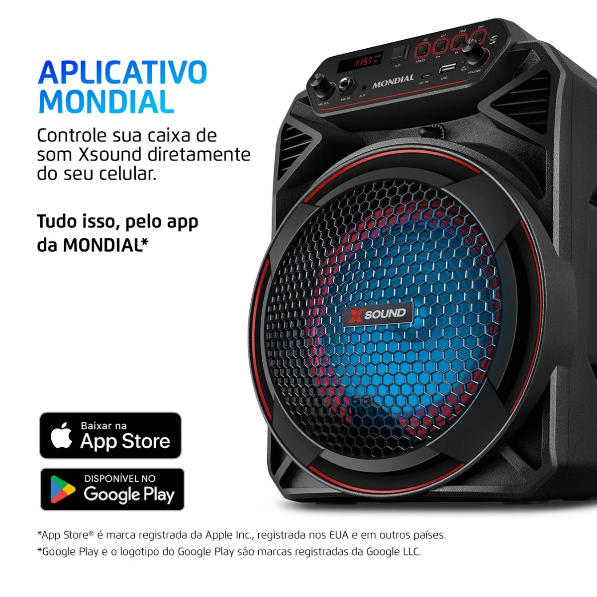 Caixa Amplificadora CM 220-N Bivolt 7040-01 Preta - Mondial