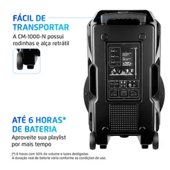 Caixa Amplificadora CM 1000-N Bivolt 7045-01 Preta - Mondial