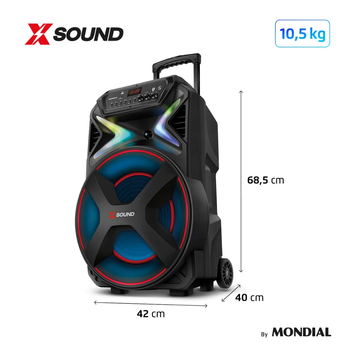 Caixa Amplificadora CM 1000-N Bivolt 7045-01 Preta - Mondial