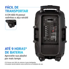 Caixa Amplificadora CM 650-N Bivolt 7044-0 Preta - Mondial